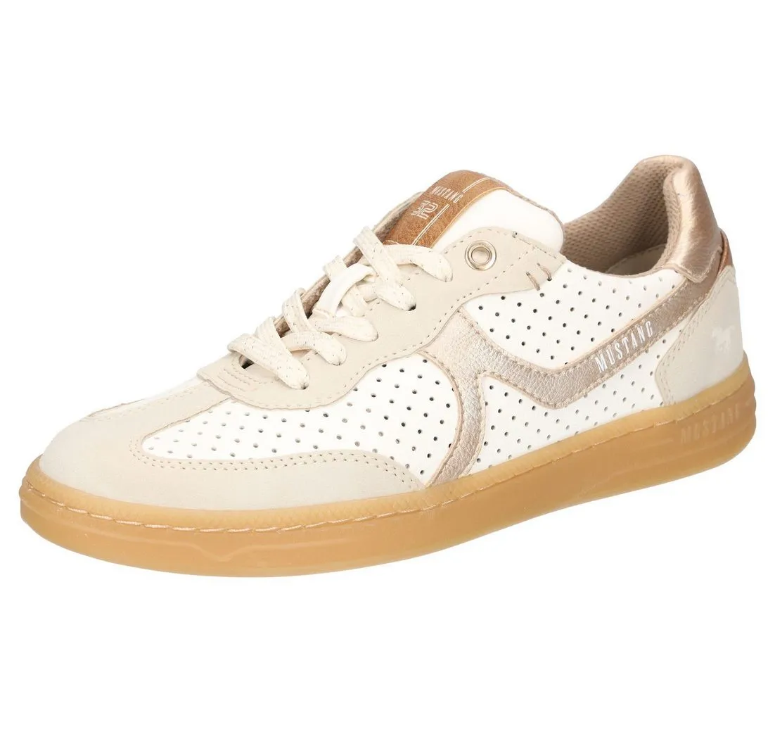 MUSTANG SHOES Sneaker Retro Sneaker, Schnürschuh mit modischen Applikationen