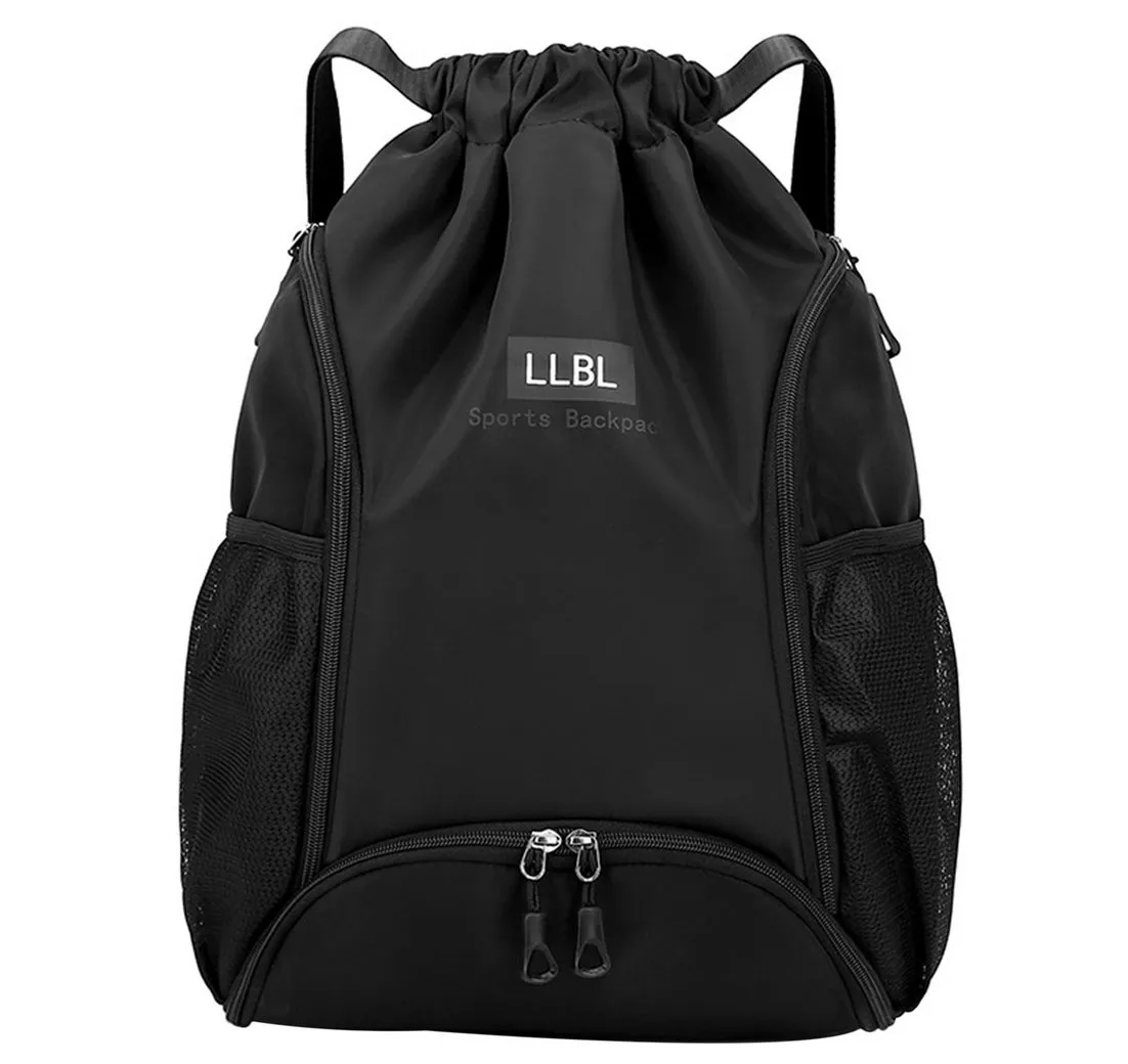 Mutig Freizeittasche Turnbeutel Sportrucksack, Basketball Rucksack Fußball (Sportrucksack Gym Bag mit Innentasche, Außentasche, Turntasche, mit Bodenfach, Breit Kordelzug Turnbeutel Wasserdicht), für bis Basketball Herren Damen Kinder Jugend