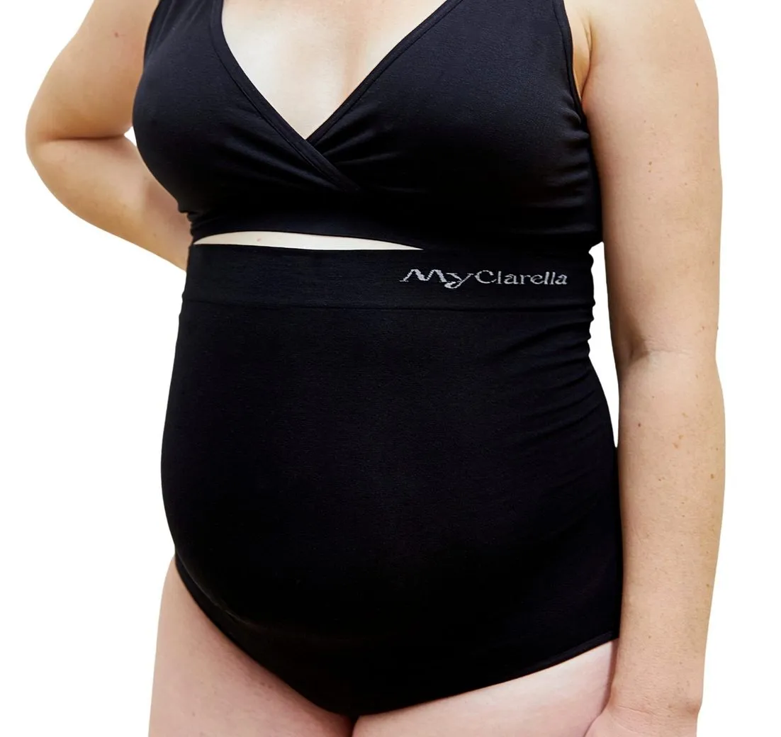 MYCLARELLA Umstandsslip Mitwachsende Schwangerschaftsunterhose - The Bump Panty