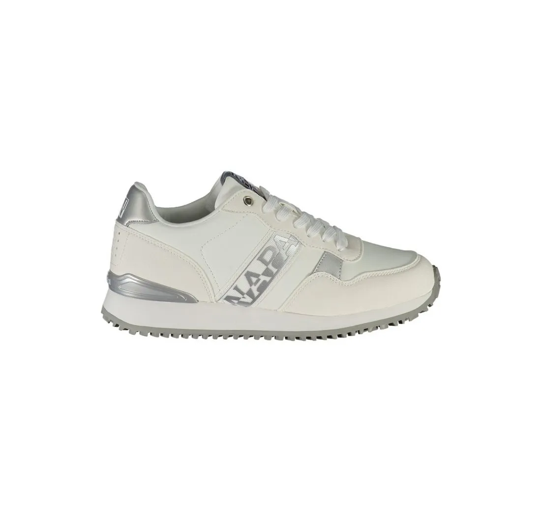 NAPAPIJRI Sneaker Weiße Damensportschuhe mit Kontrastdetails und