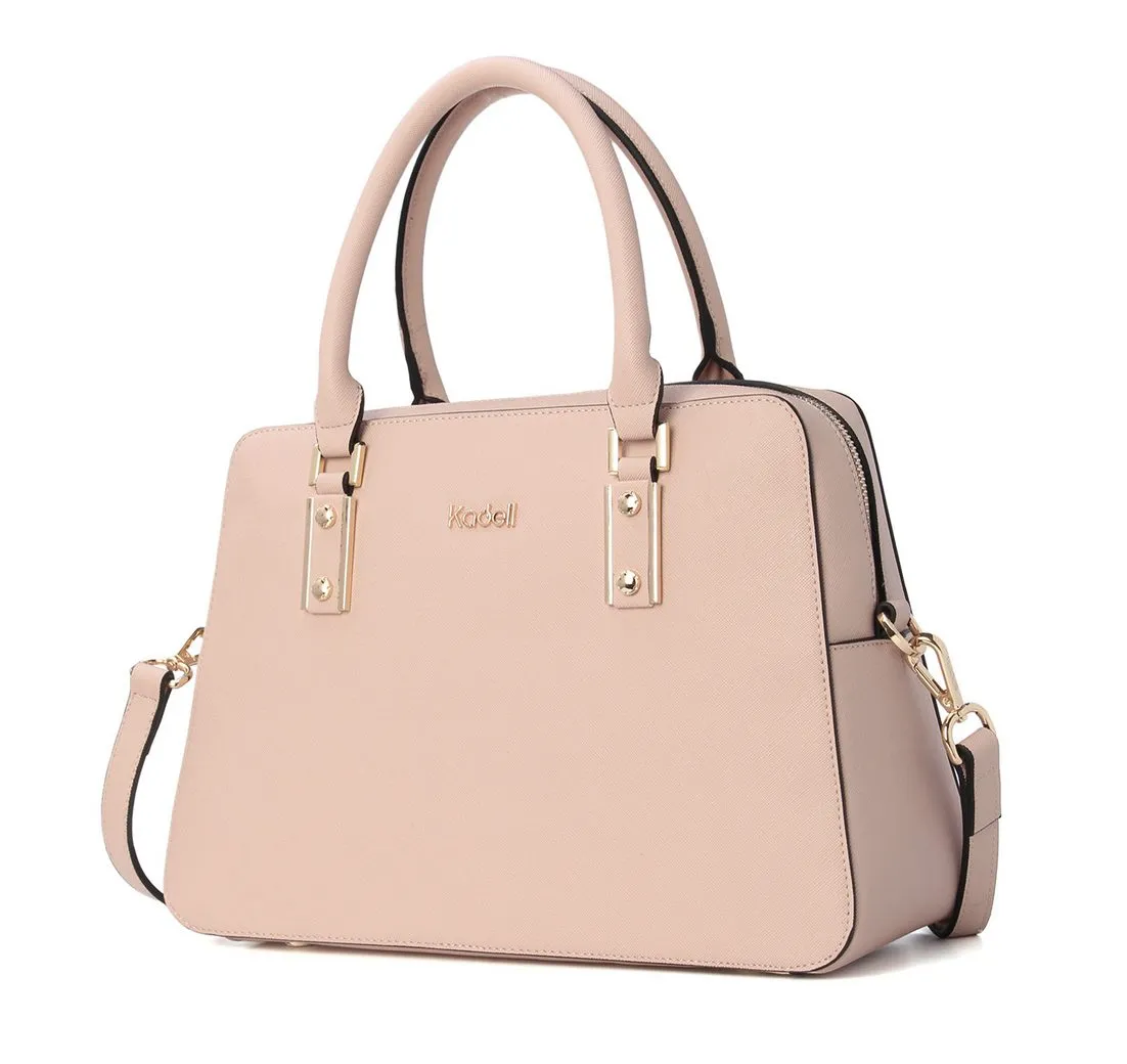 NASUM Handtasche Kadell Handtasche Bare Pink, Stil trifft Funktionalität