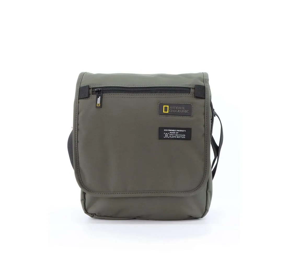 NATIONAL GEOGRAPHIC Schultertasche Mutation, aus recyceltem Polyester