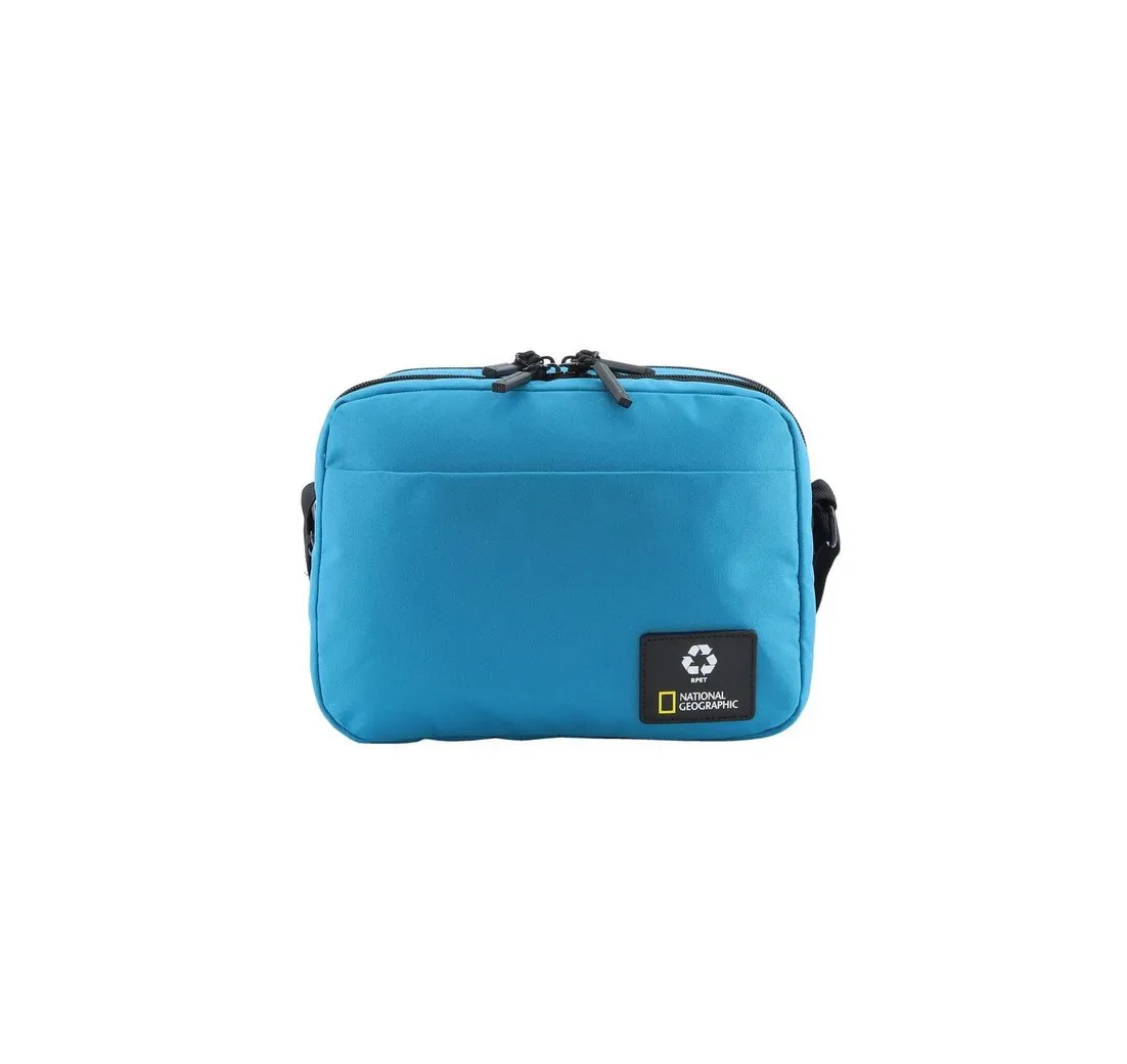 NATIONAL GEOGRAPHIC Schultertasche OCEAN, aus recycelten PET-Flaschen