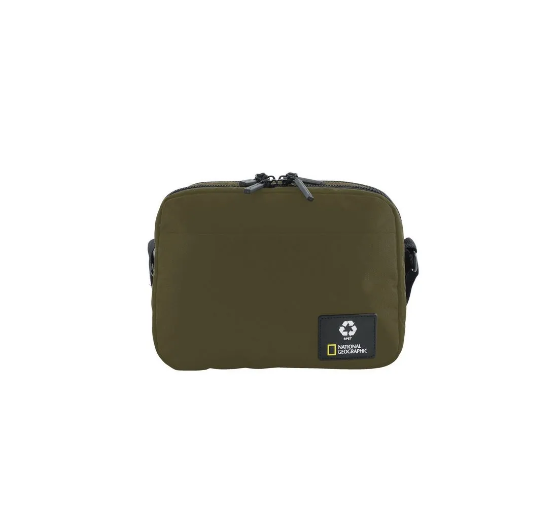 NATIONAL GEOGRAPHIC Schultertasche OCEAN, hergestellt aus recycelten PET-Flaschen