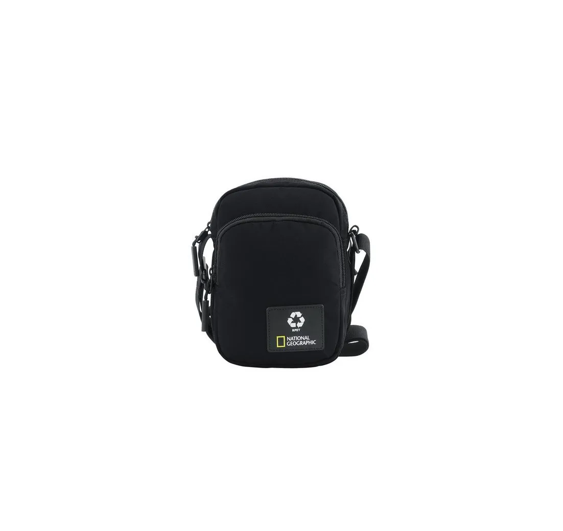 NATIONAL GEOGRAPHIC Schultertasche OCEAN, Hergestellt aus recycelten PET-Flaschen