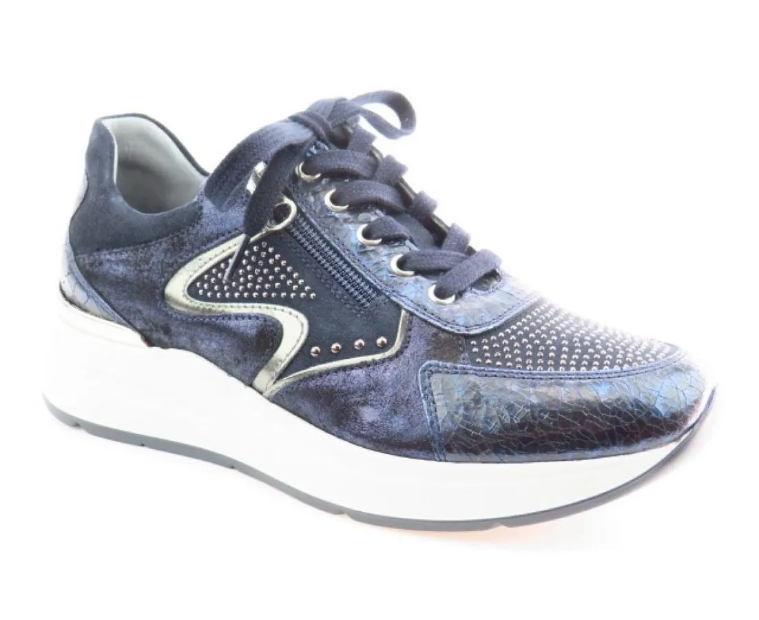 NERO GIARDINI Leder cuoio Sneaker