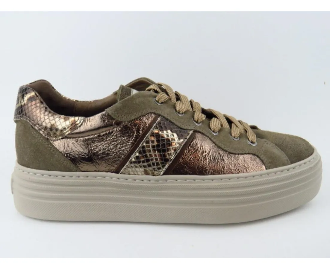NERO GIARDINI militare fango Sneaker