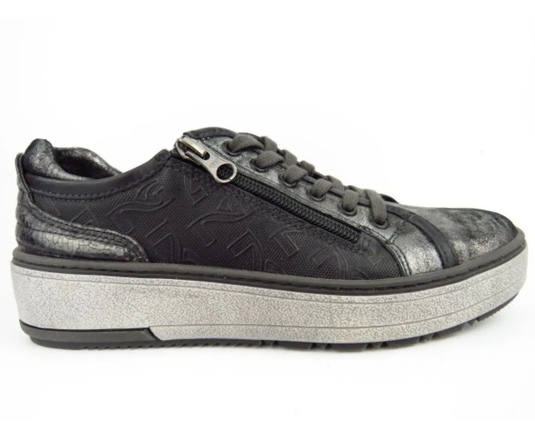 NERO GIARDINI silbergrau Sohlenrand gra Sneaker