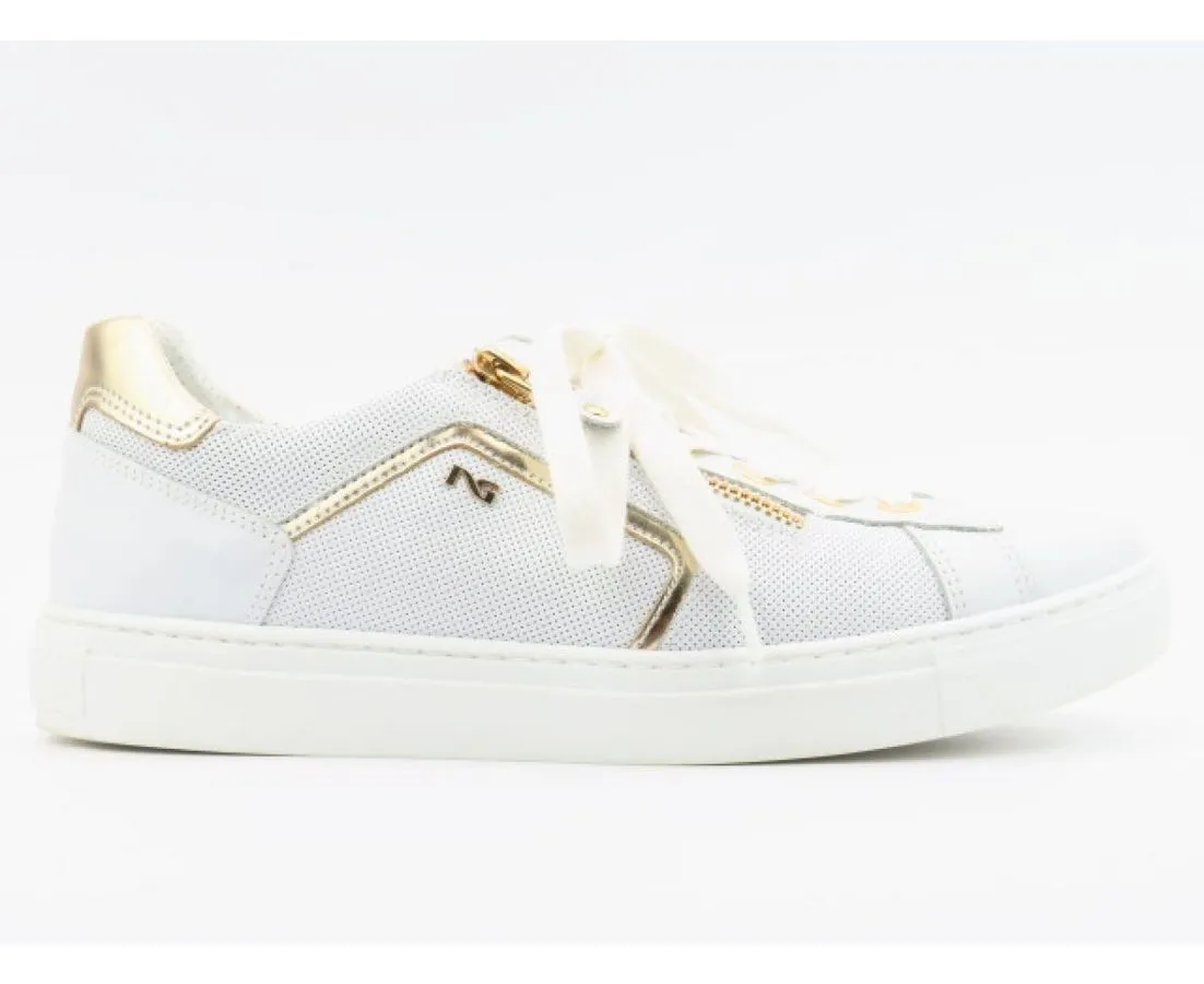 NERO GIARDINI Skipper Bianco platino Sneaker