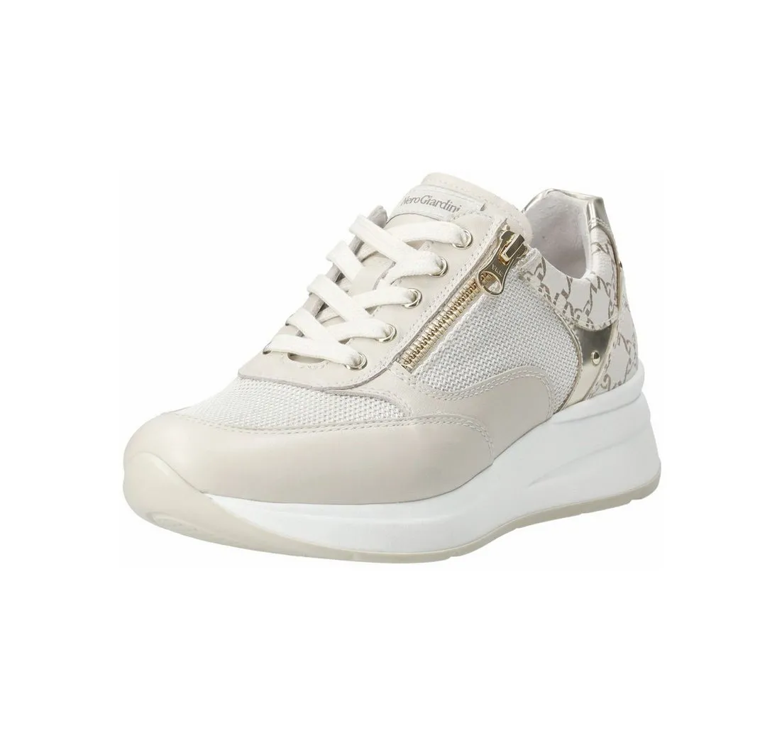 NERO GIARDINI Sneaker Lederimitat/Textil Plateausneaker