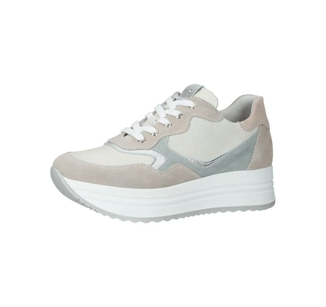 NERO GIARDINI Sneaker Veloursleder/Textil Plateausneaker