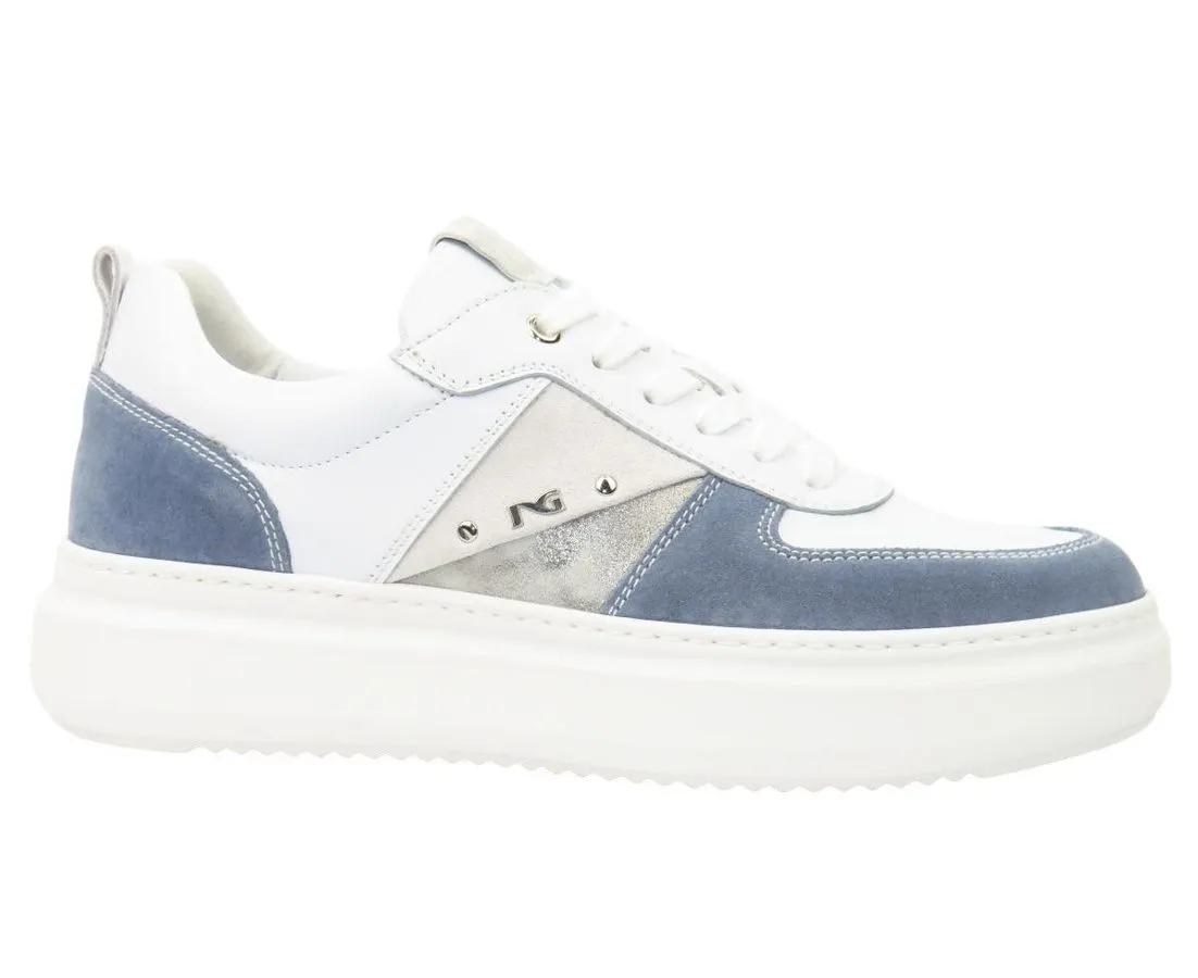 NERO GIARDINI Velour Stella bianco neve Sneaker