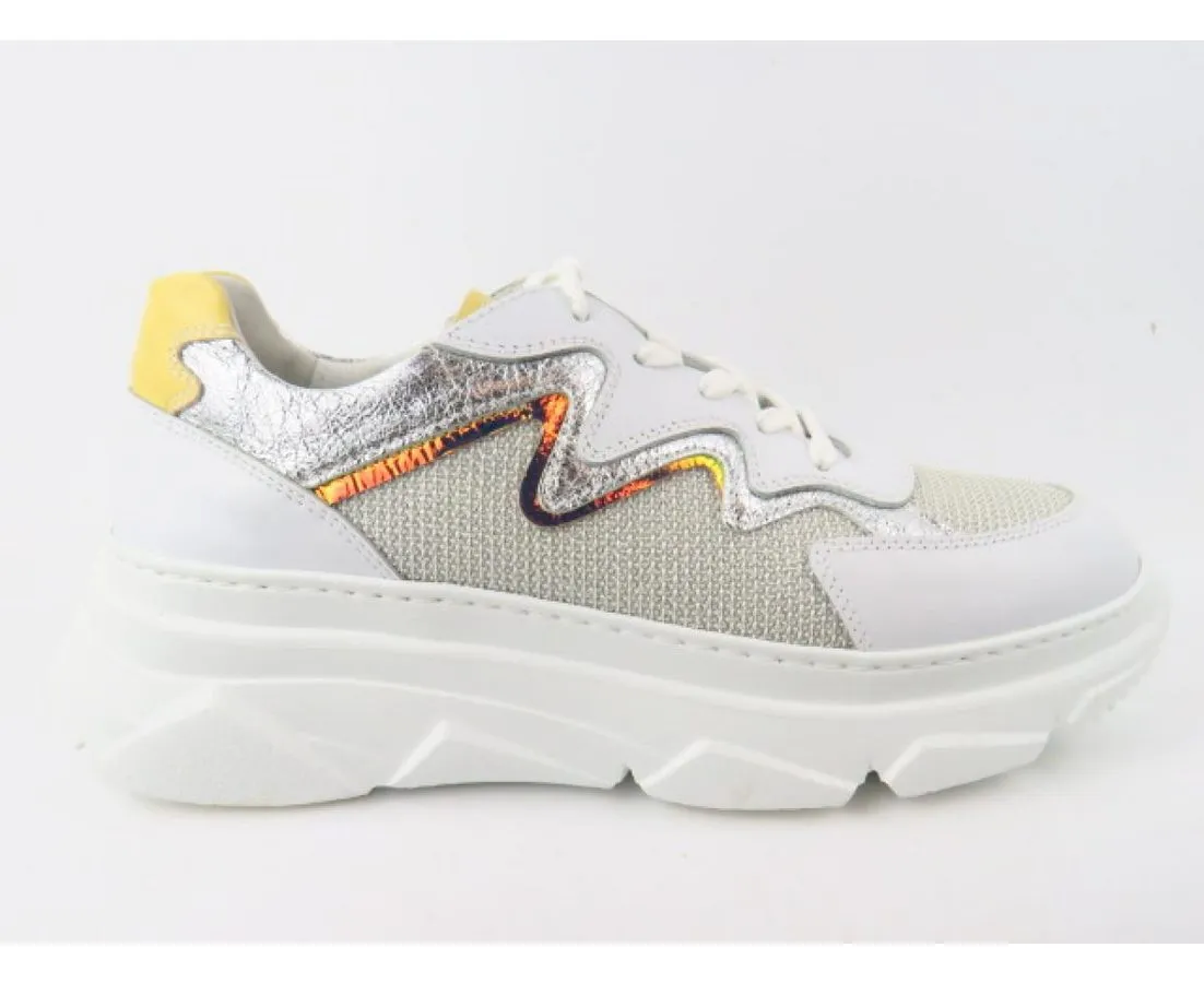 NERO GIARDINI weiss silber Sneaker