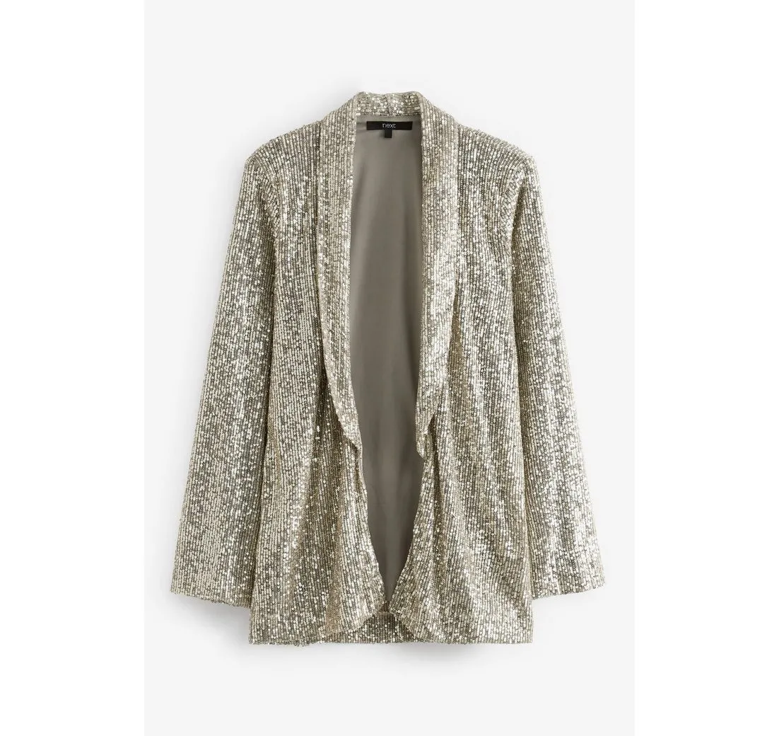 NEXT Jackenblazer Blazer mit Paillettendetails (1-tlg)