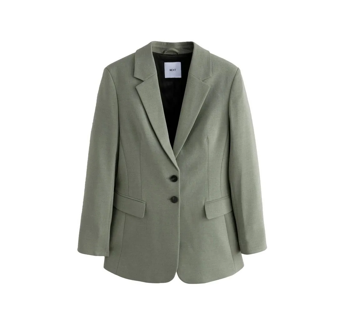 NEXT Jackenblazer Einreihiger, taillierter Blazer, Kurzgröße (1-tlg)