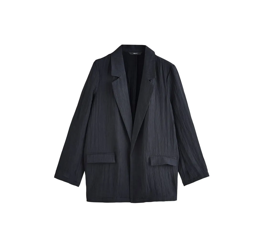 NEXT Jackenblazer Legerer Blazer mit strukturierter Oberfläche (1-tlg)