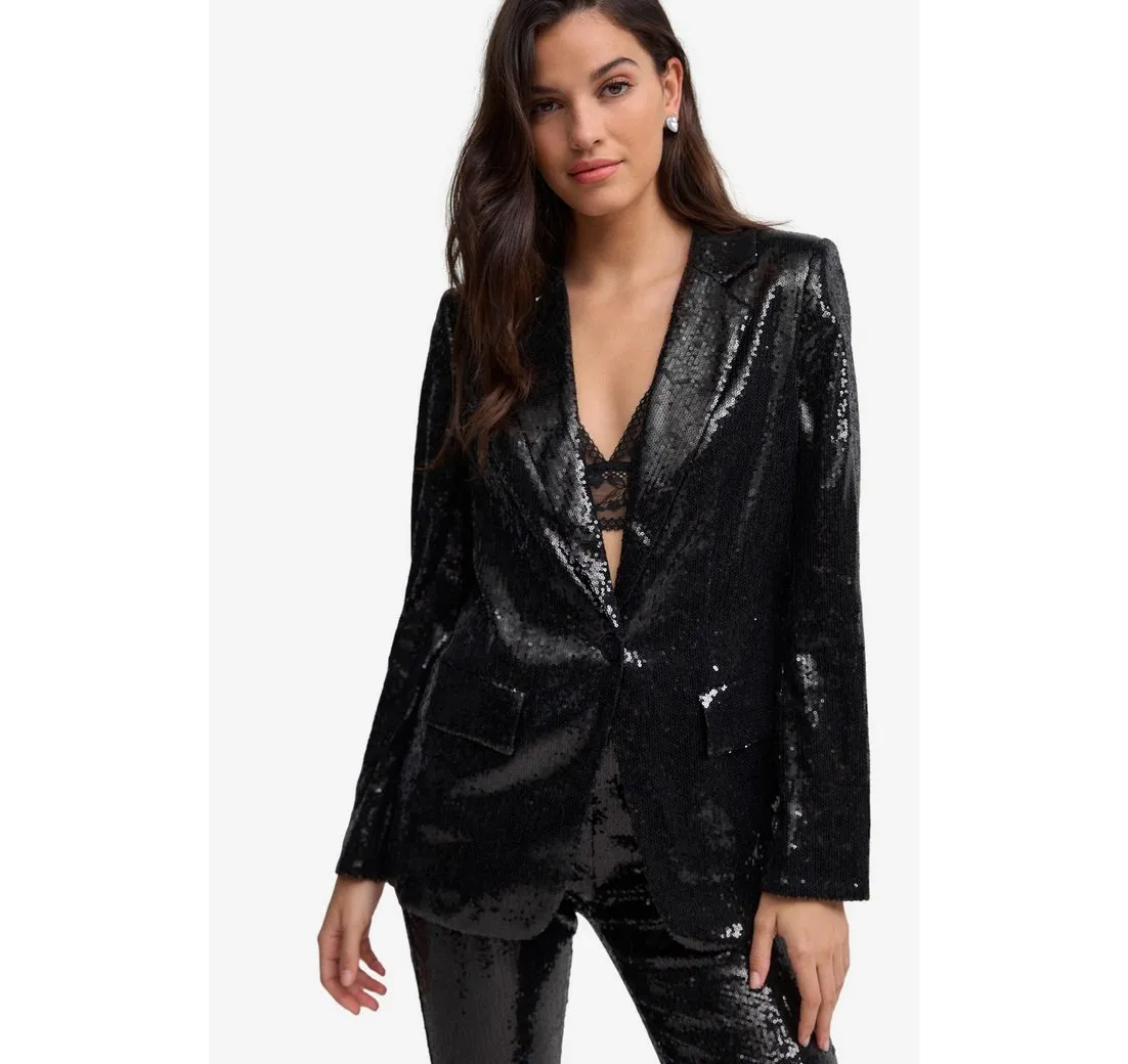NEXT Jackenblazer Lockerer Paillettenblazer (1-tlg)