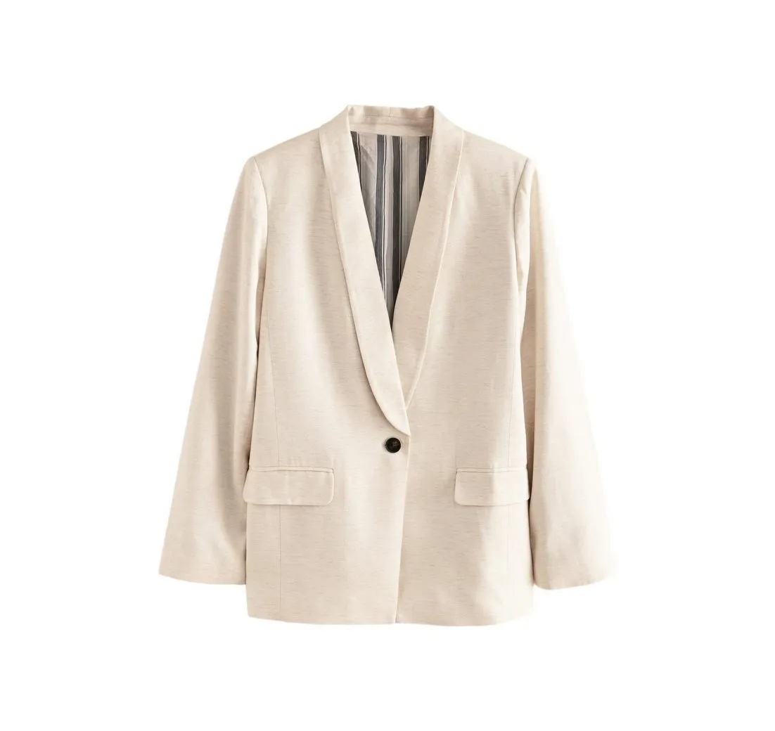 NEXT Jackenblazer N. Premium Tailored Fit einreihiger Blazer (1-tlg)