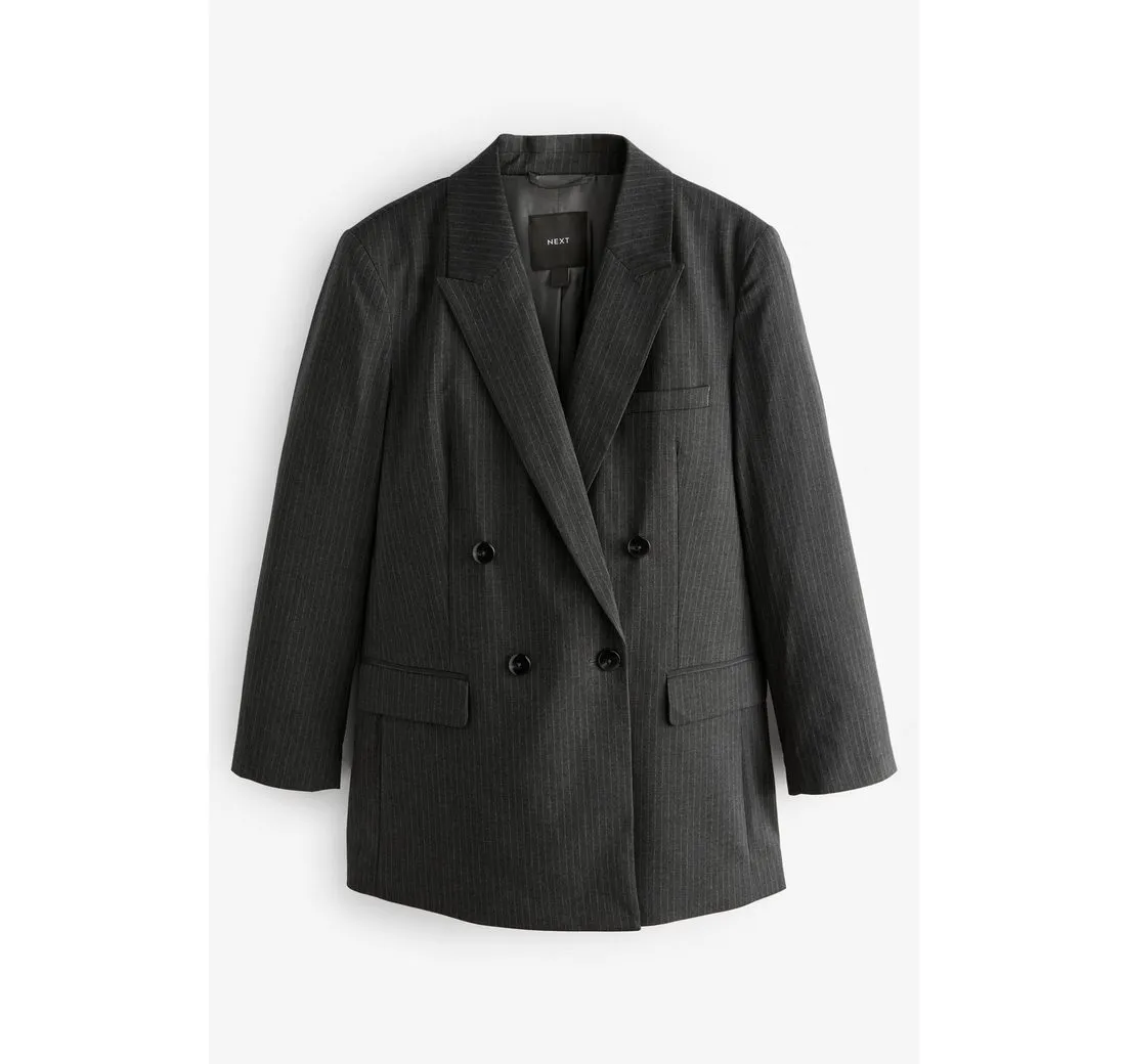 NEXT Jackenblazer Oversized Fit Blazer, Kurzgröße (1-tlg)