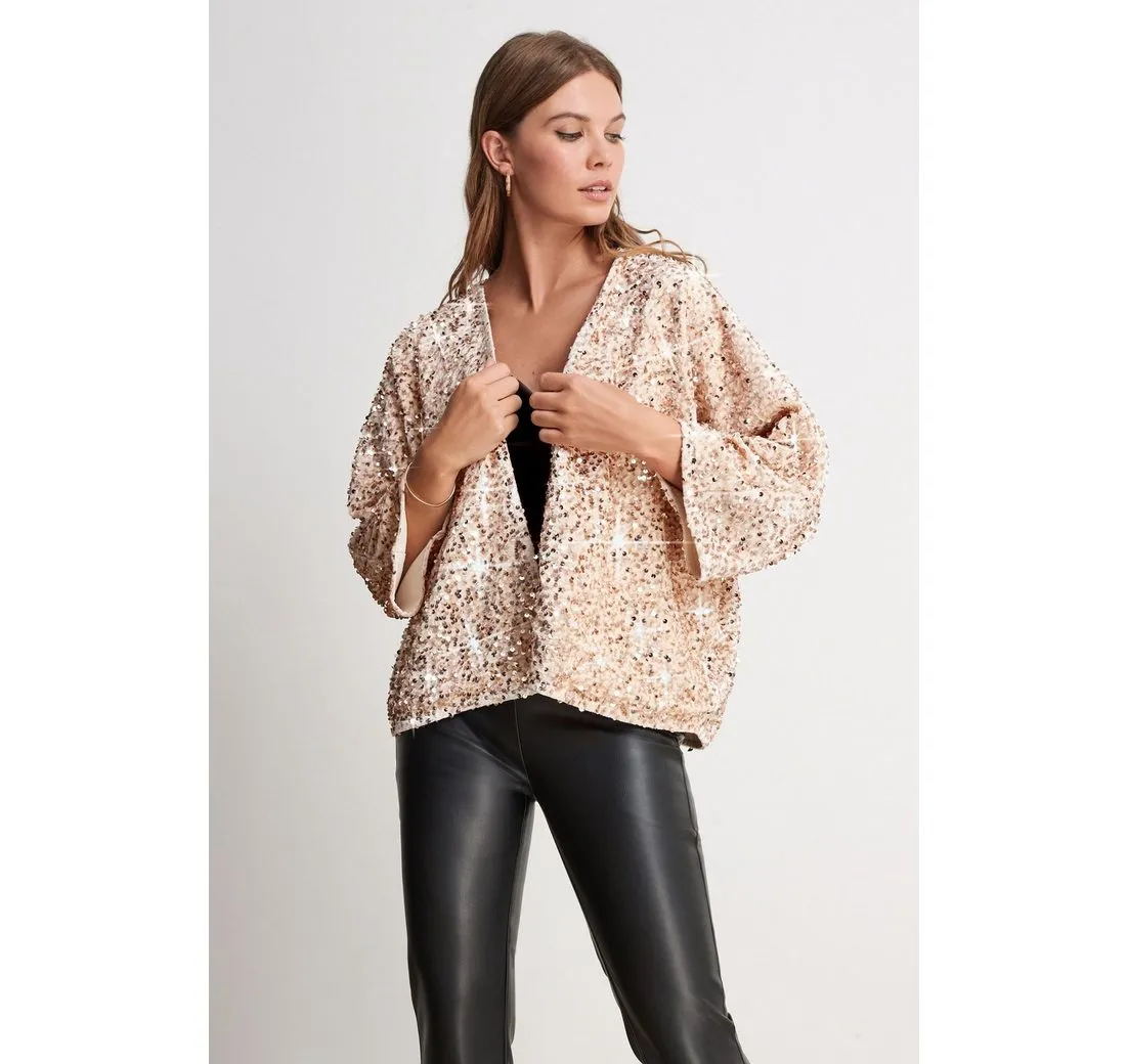 NEXT Jackenblazer Paillettenjacke (1-tlg)