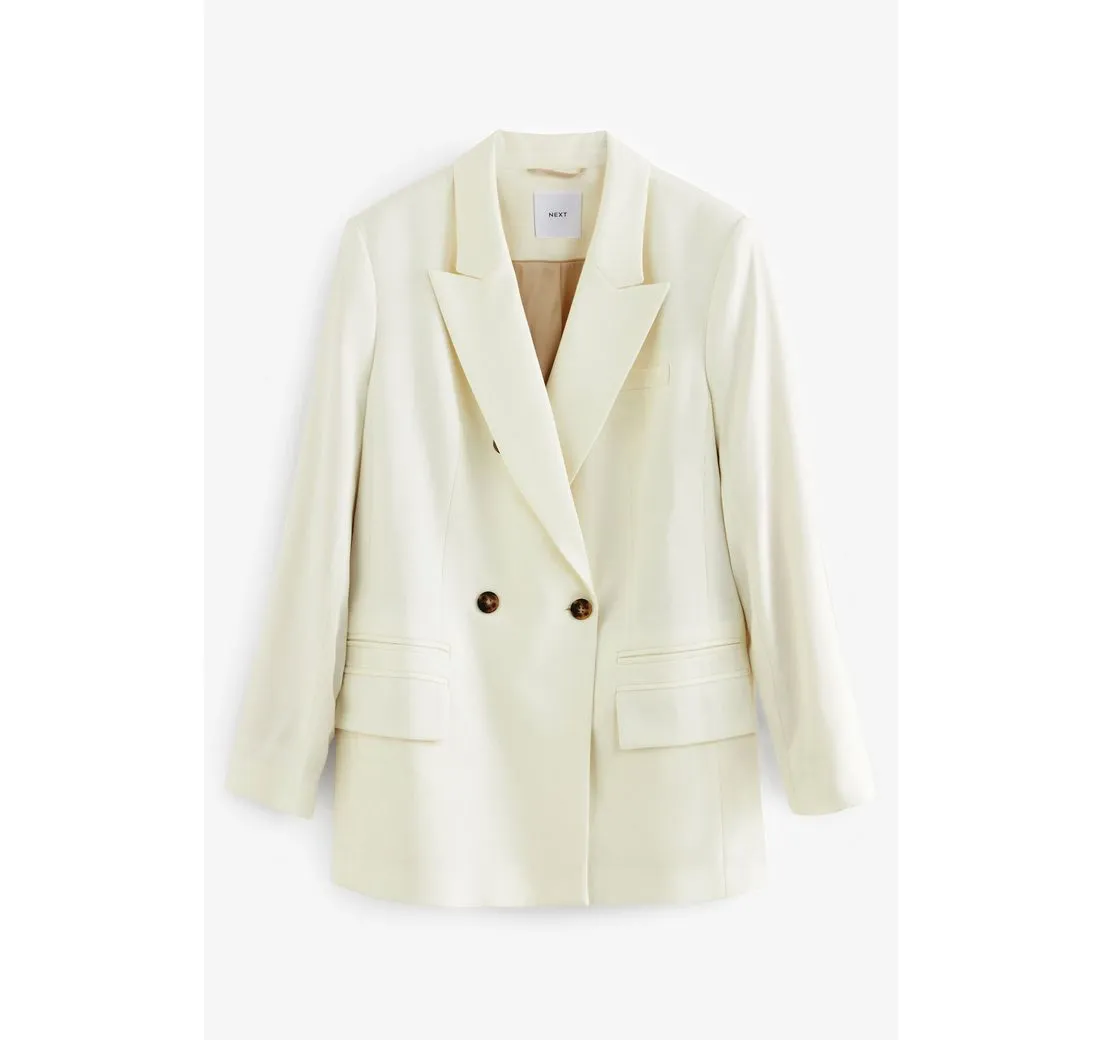 NEXT Jackenblazer Rochelle Humes Zweireihiger Blazer – Kurzgröße (1-tlg)