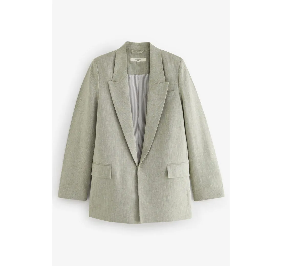 NEXT Jackenblazer Strukturierter Leinen-Blazer (1-tlg)