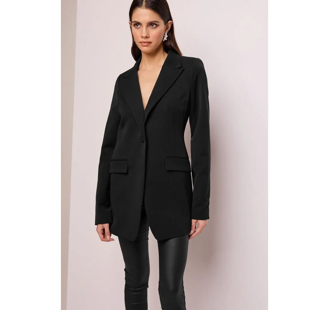 NEXT Jackenblazer Taillierter Blazer - größere Oberweite, Kurzgröße (1-tlg)