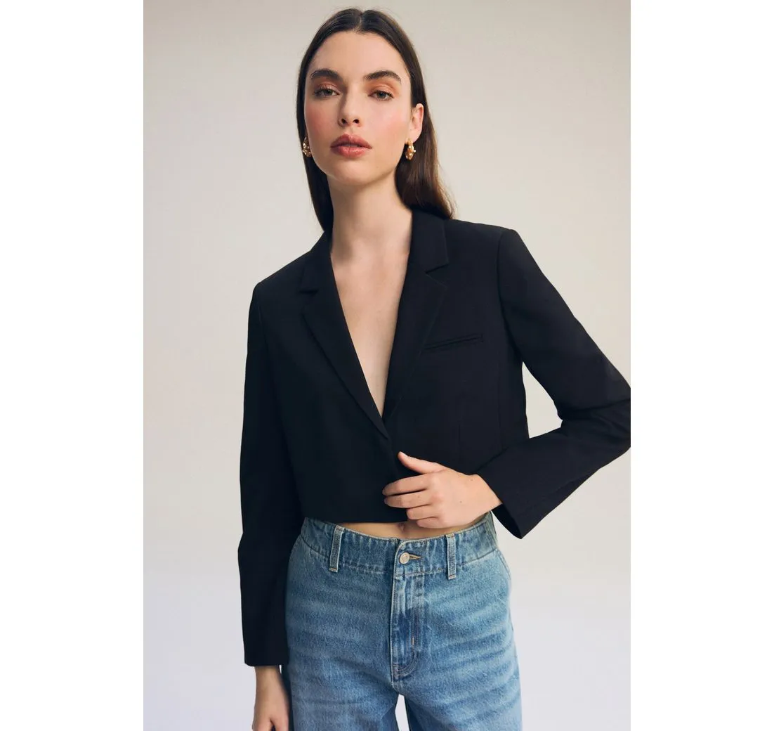 NEXT Jackenblazer Verkürzter, edler Blazer (1-tlg)