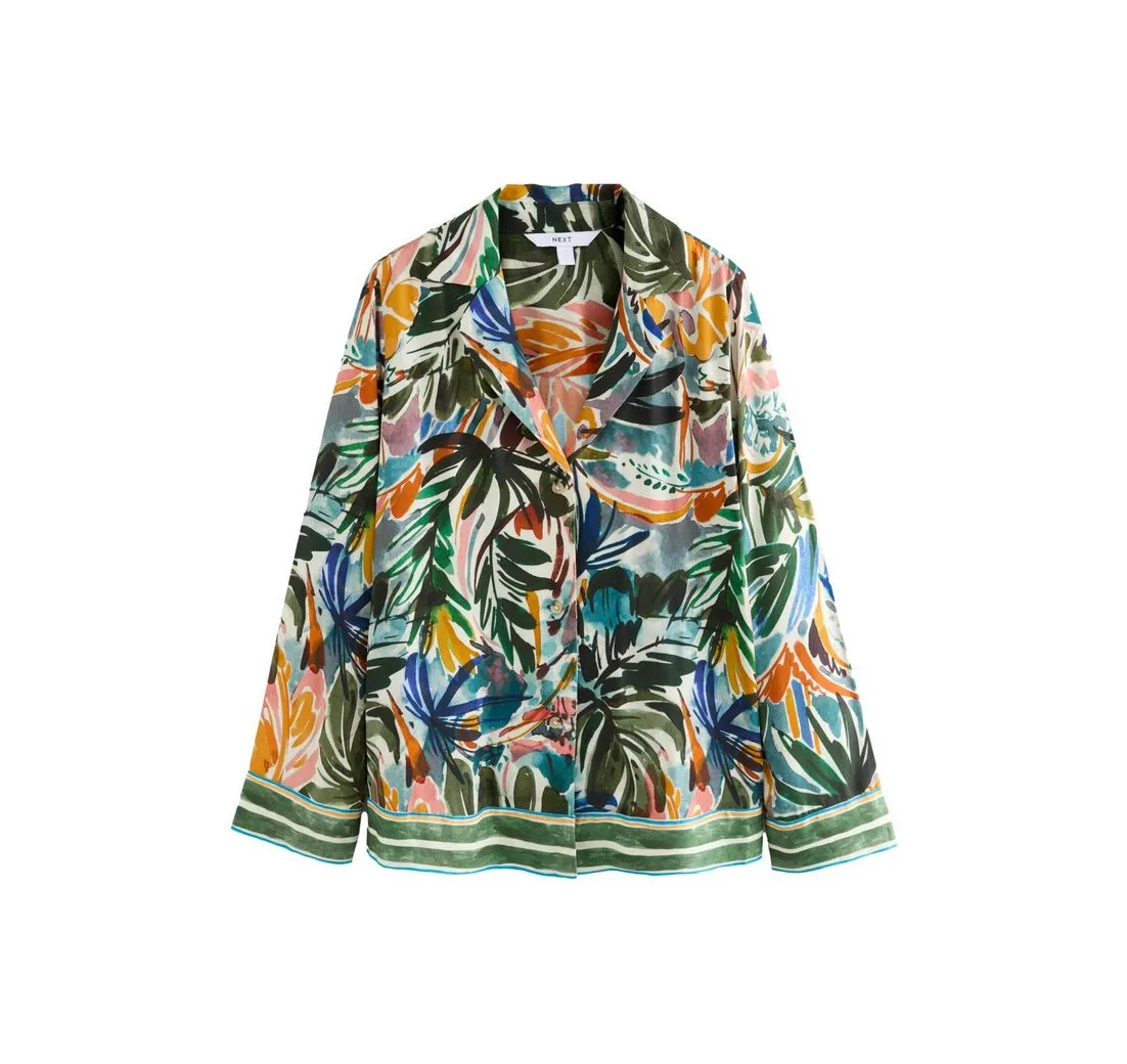 NEXT Jackenblazer Weicher Relaxed Fit Blazer, Kurzgröße (1-tlg)