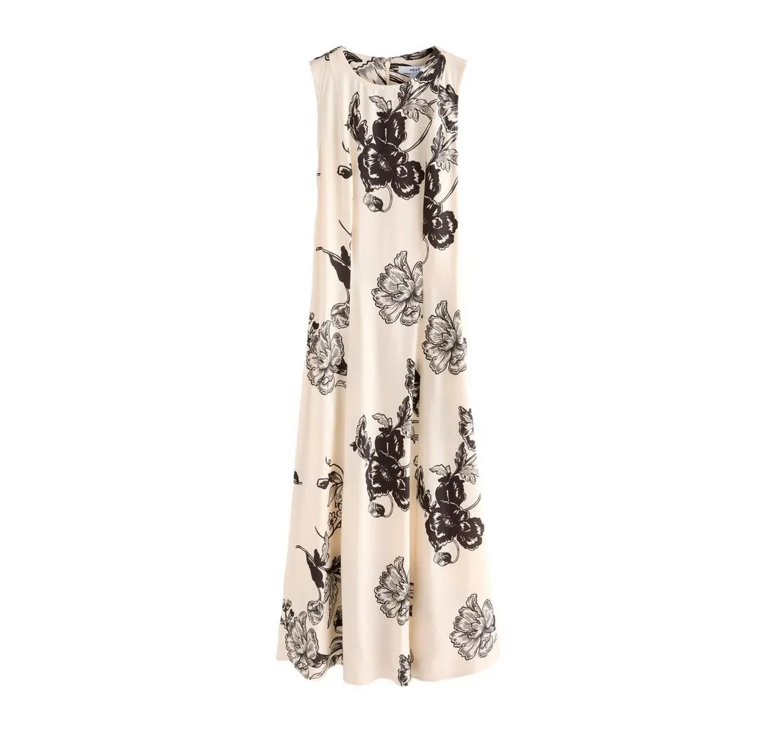 NEXT Maxikleid Ärmelloses, enges Maxikleid (1-tlg)