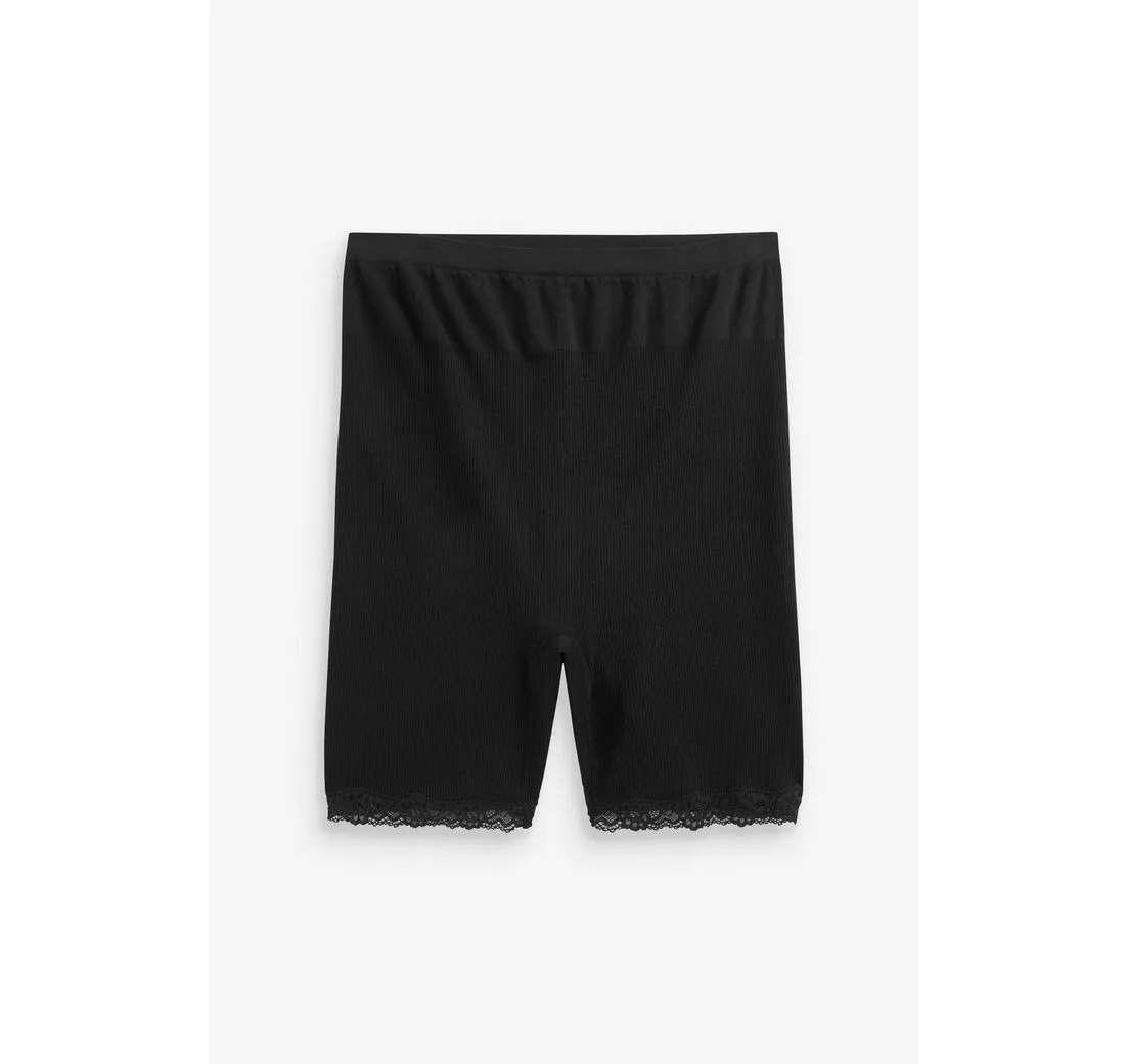 NEXT Schwangerschaftsslip Nahtlose Umstandsshorts mit Spitzenbesatz (1-St)