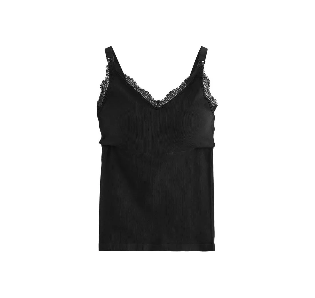 NEXT Stilltop Stilltop mit Trägern und Spitzenbesatz (1-tlg)