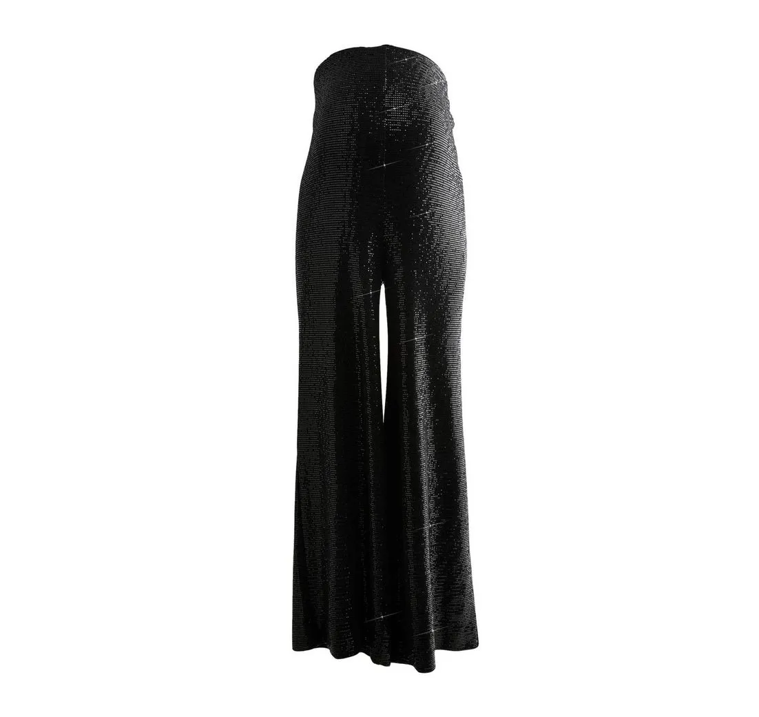 NEXT Umstandshose Funkelnde Hose mit weitem Bein Umstandsmode (1-tlg)