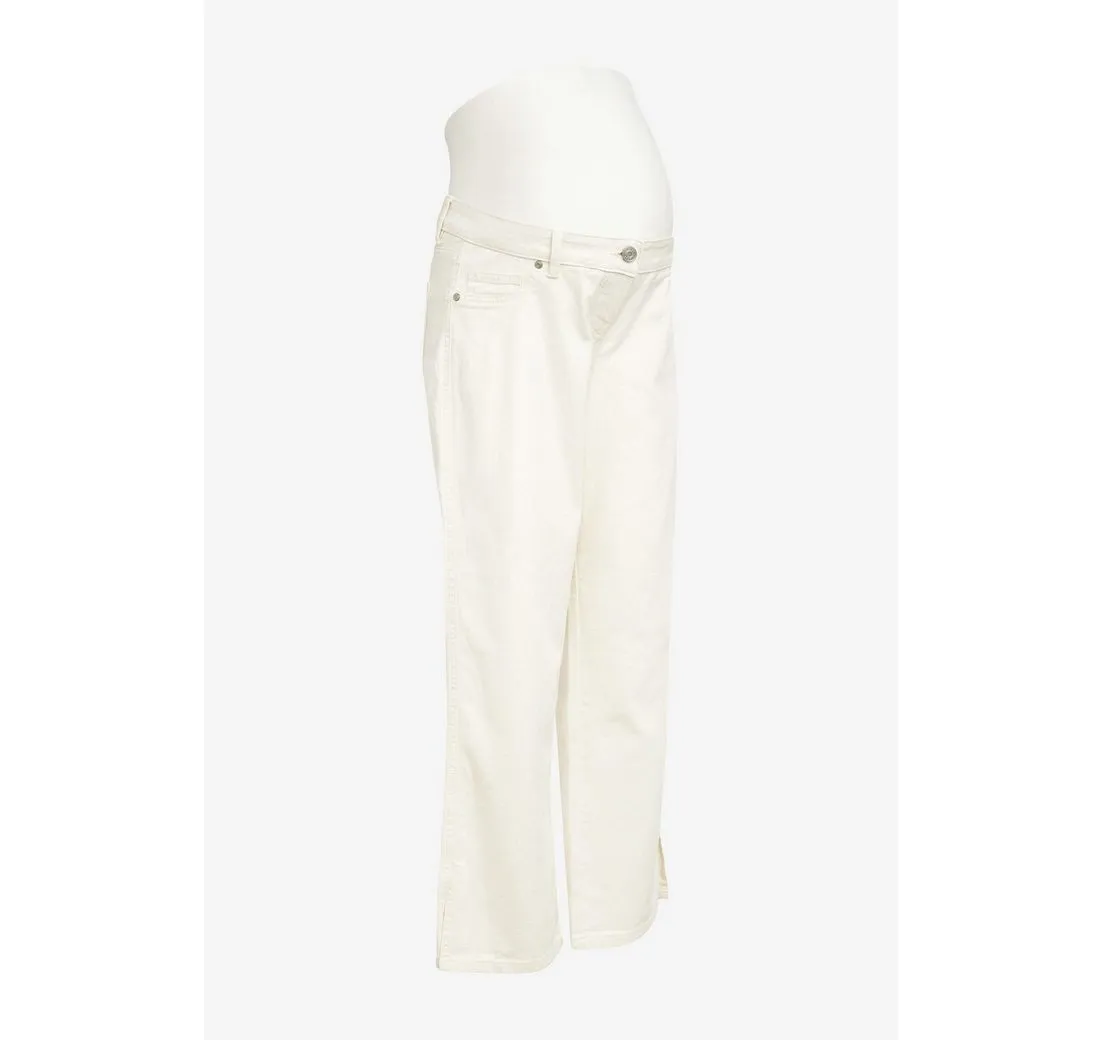 NEXT Umstandsjeans Verkürzte Slim Fit Jeans mit Überbauch-Bund (1-tlg)