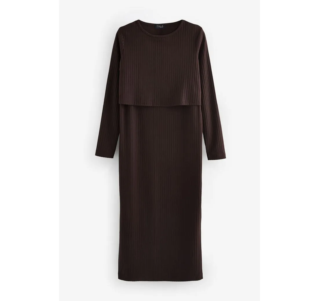 NEXT Umstandskleid Kleid mit langen Ärmeln, Umstandsmode (1-tlg)