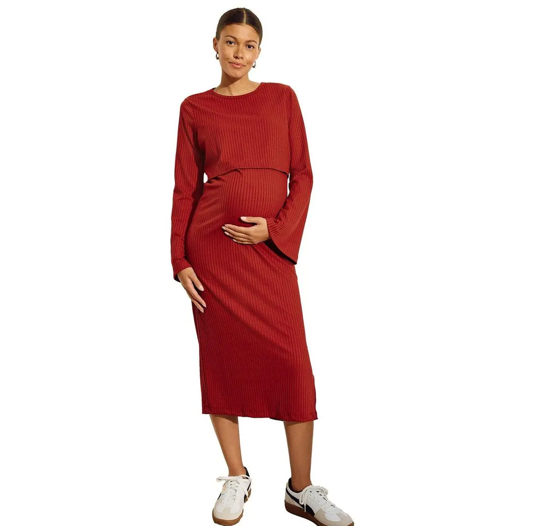 NEXT Umstandskleid Langärmeliges Stillkleid, Umstandsmode (1-tlg)