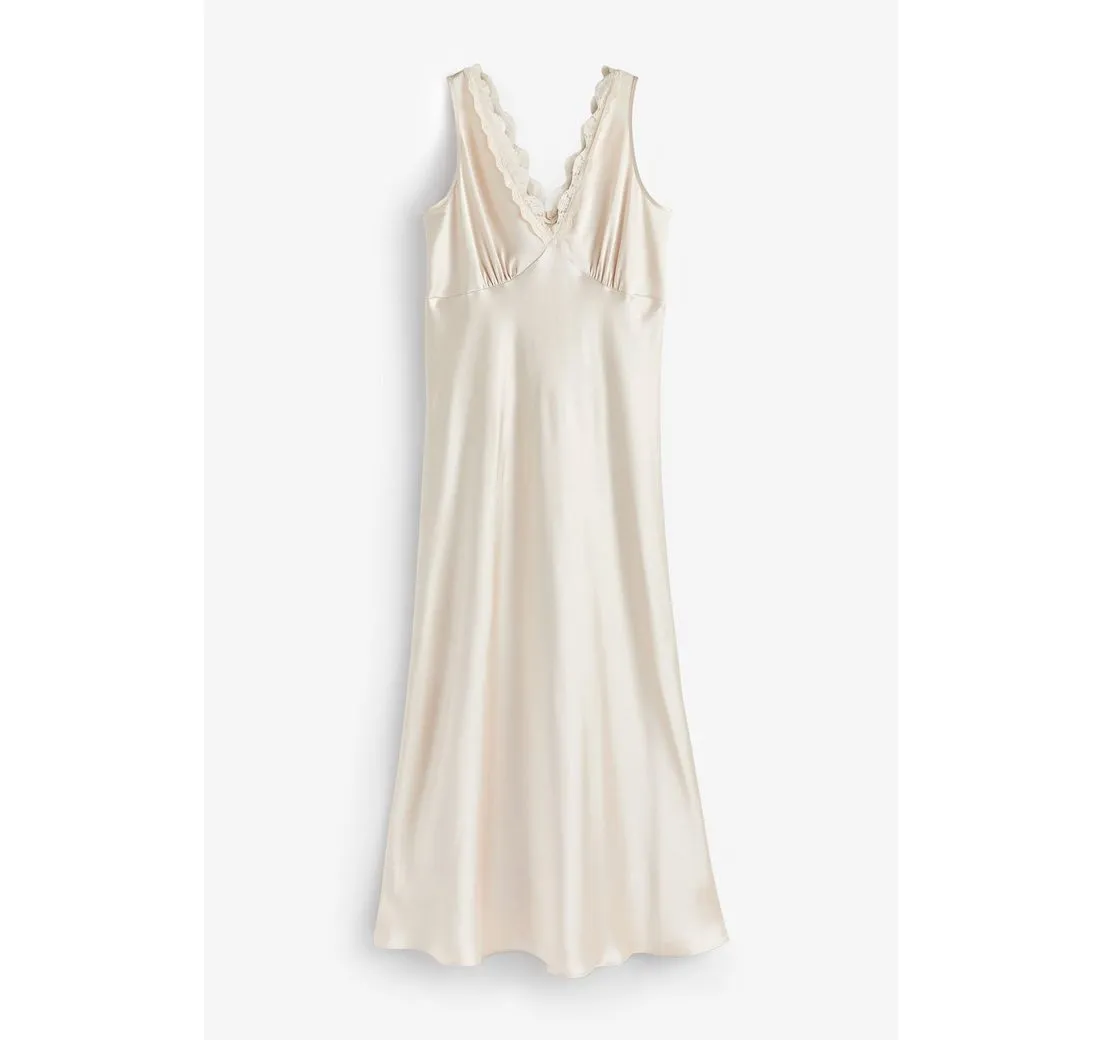 NEXT Umstandskleid Unterkleid aus Satin, Umstandsmode (1-tlg)