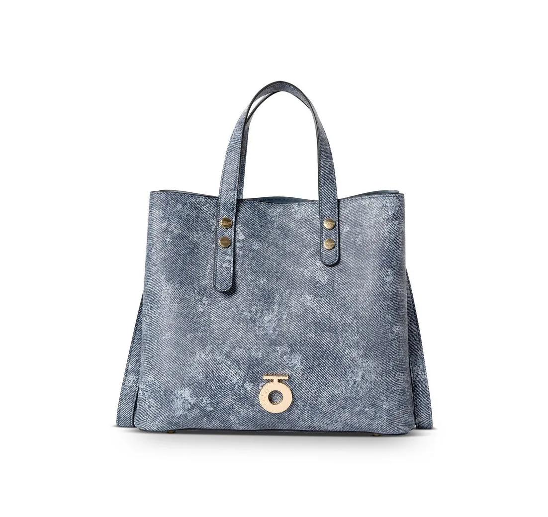 NOBO Handtasche SEASHELL, Griffhöhe: 12 cm, 3 Hauptfächer, 3 kleine Fächer