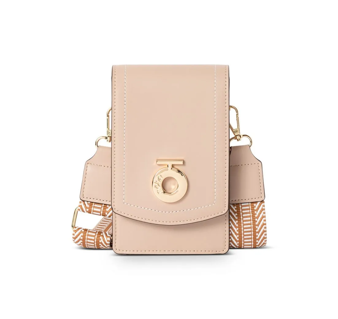 NOBO Schultertasche LILA, 4 kleine Fächer