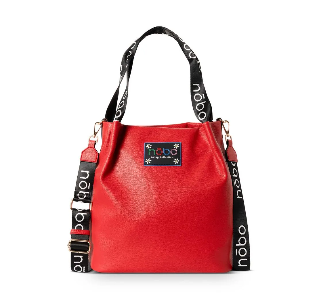 NOBO Schultertasche THANATOS, Griffhöhe: 20 cm, 4 kleine Fächer