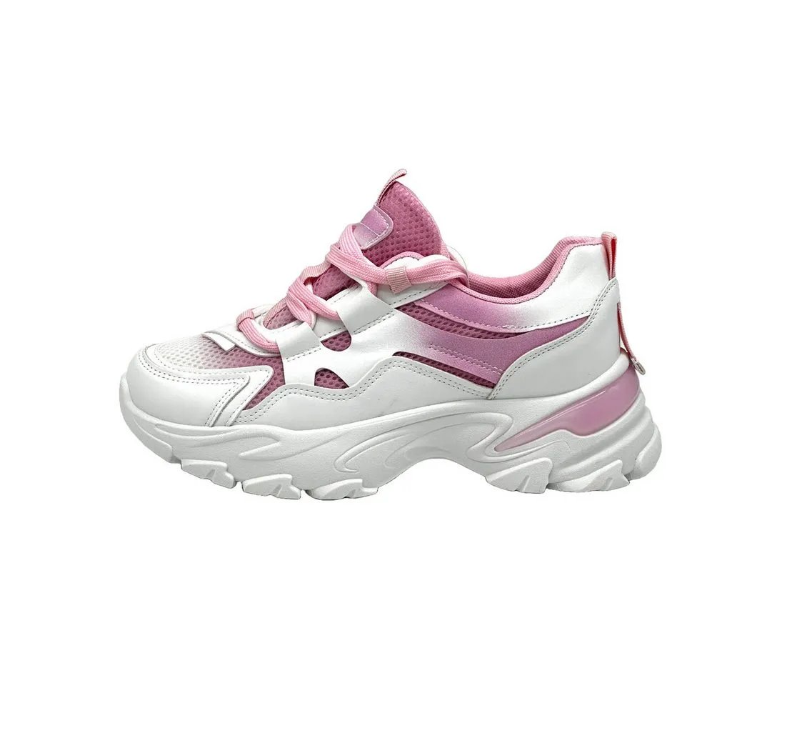 NOWALAND Stylische Damen Sneaker mit Chunky-Sohle Sneaker Bequem und Trendig