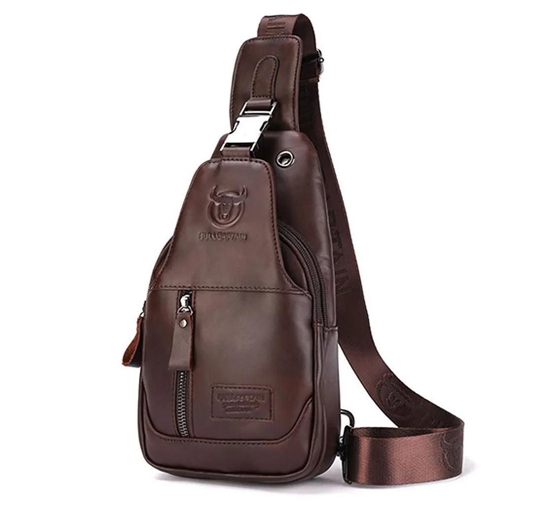 OKWISH Schultertasche Brusttasche Crossbody Rucksack Anti-Diebstahl Tasche (aus Kunstleder Herren und Damen 16 x 28 x 9 cm, Geldgürtel, Sporttasche, Handytasche), für Outdoor Camping Reisen Wandern Radfahren Multipurpose Tagepacks