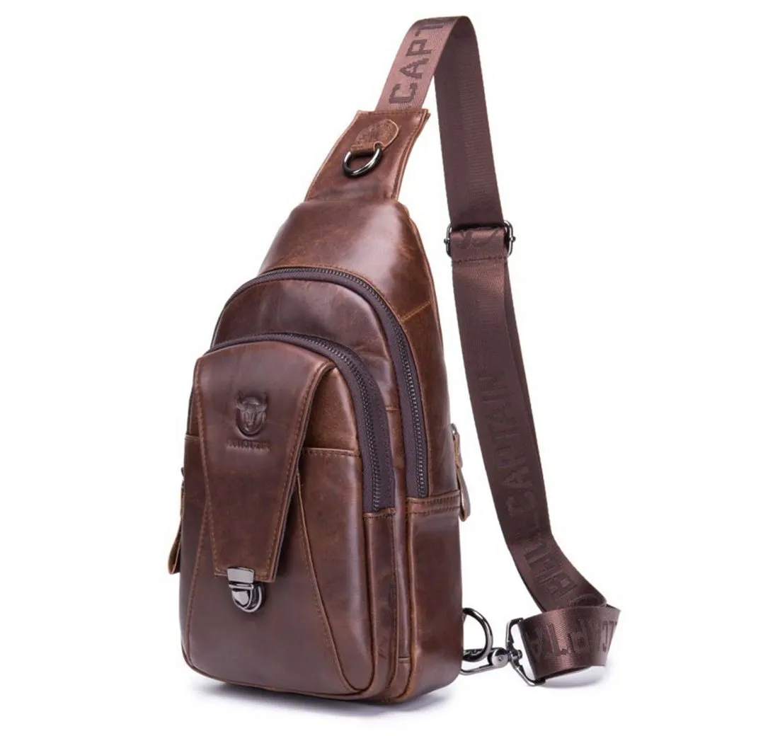OKWISH Schultertasche Brusttasche Sling Schulter Rucksack Rucksäcke Crossbody Umhängetasche (aus Kunstleder Herren und Damen 18 x 30 x 5 cm, Geldgürtel, Sport, Sporttasche, Handytasche, Anti-Diebstahl), für Outdoor Camping Reisen Wandern Radfahren Multipurpose Tagepacks