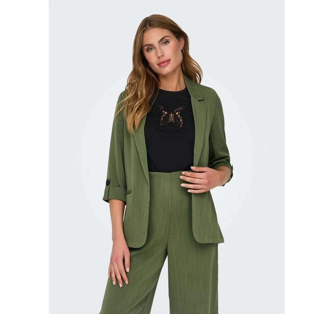 ONLY Kurzblazer ONLMARSA 3/4 BLAZER WVN NOOS mit Reverskragen