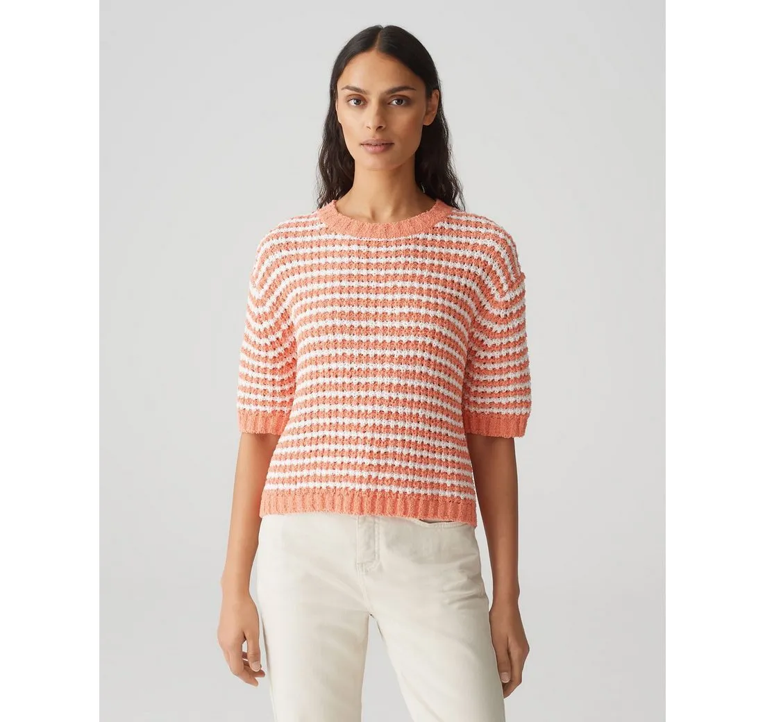OPUS Strickpullover PALVADORA Boxy Fit aus BCI Cotton Mix