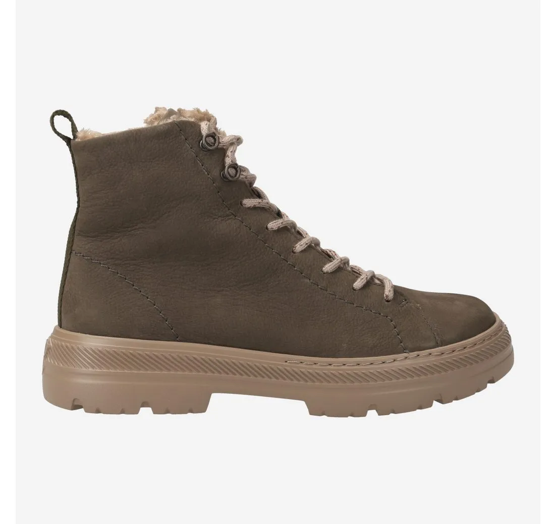 PAUL GREEN Paul Green 5287-024, Warmfutter, Boots, Grün, Damen Stiefel