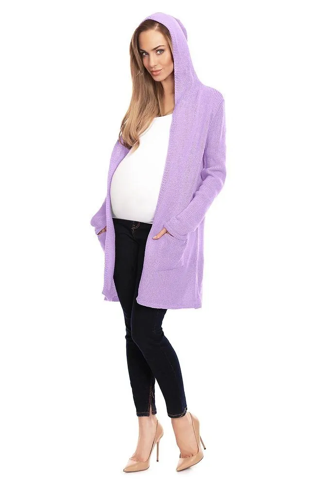 PEEKABOO Umstandscardigan Umstandsmode Umstandsjacke mit Kapuze