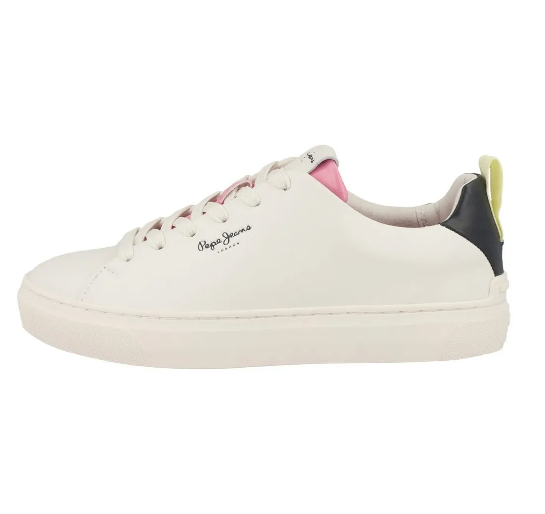 PEPE JEANS Camden Action Damen Sneaker Turnschuhe, Sportschuhe, Freizeitschuhe, Halbschuhe, Schnürschuhe