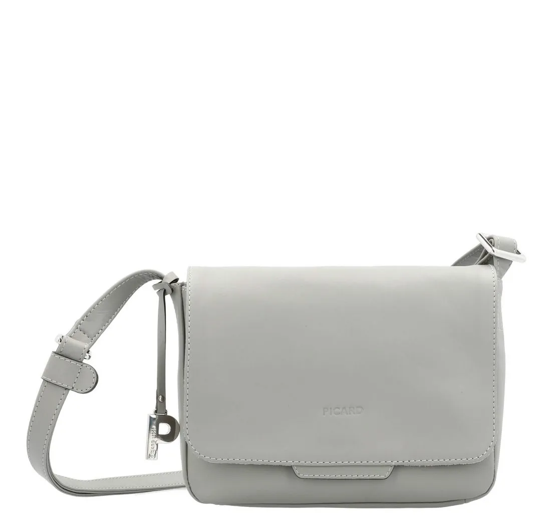 Picard Umhängetasche Timeless - Umhängetasche 17 cm Rindsleder (kiesel)