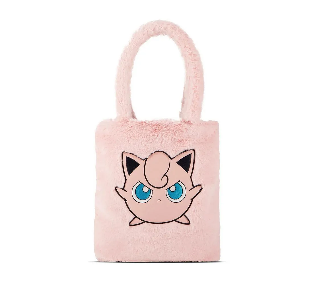 POKÉMON Shopper Jigglypuff Pummeluff, Plush Tote Bag Schultertasche